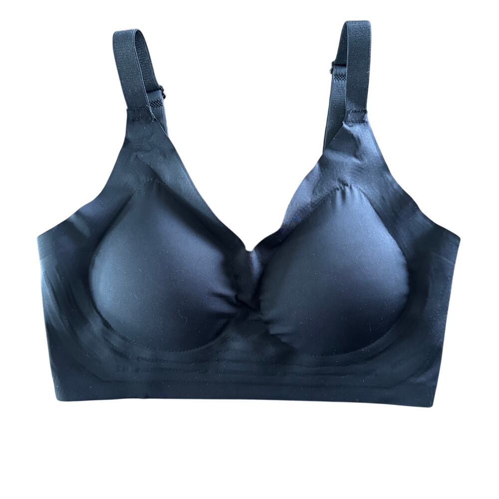 Black Padded Underwire Bra Everyday Full Coverage Women’s Medium